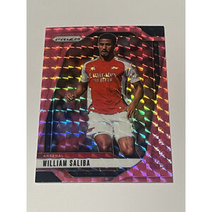 William Saliba Panini Prizm Pink Mosaic #20